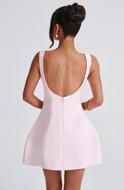 Alana Mini Dress - Blush Dress Babyboo Fashion Premium Exclusive Design