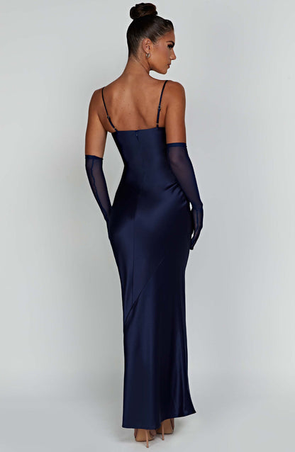 Athena Maxi Dress - Navy Dress Babyboo Fashion Premium Exclusive Design