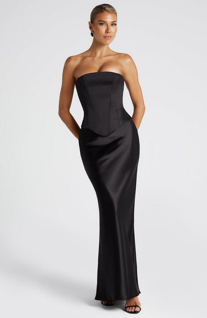 Atlanta Maxi Skirt - Black Skirt Babyboo Fashion Premium Exclusive Design