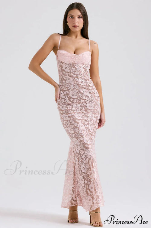 Azzurra Rose Lace Dress | Dress In Beauty
