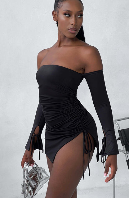 Becca Mini Dress - Black Babyboo Fashion Premium Exclusive Design