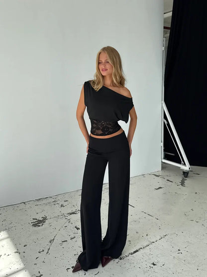 Caroline Lace Waist Top