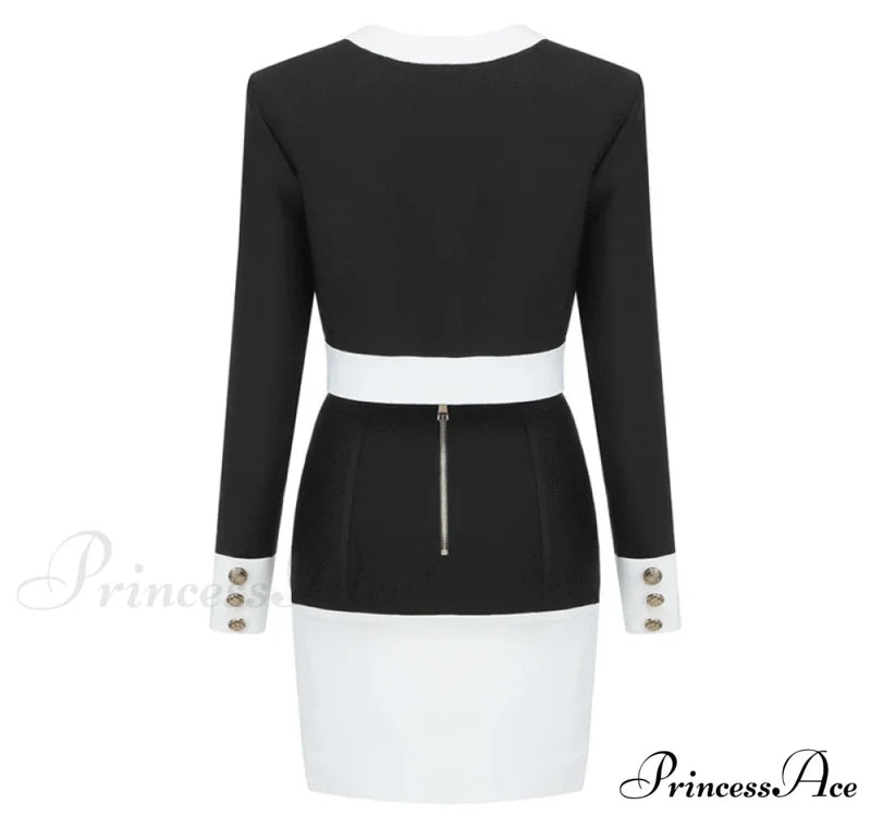 Chiara Elegant Set Black / L Dress