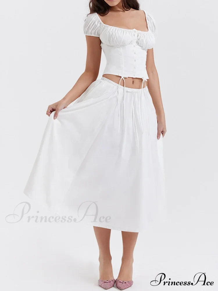 Cowgirl Aesthetics Drawstring Trendy Corset Crop Top Blouses