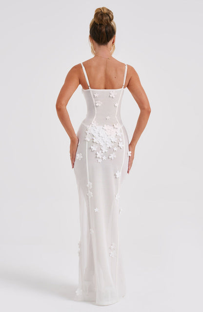 Dalary Maxi Dress - Ivory Dress Babyboo Fashion Premium Exclusive Design