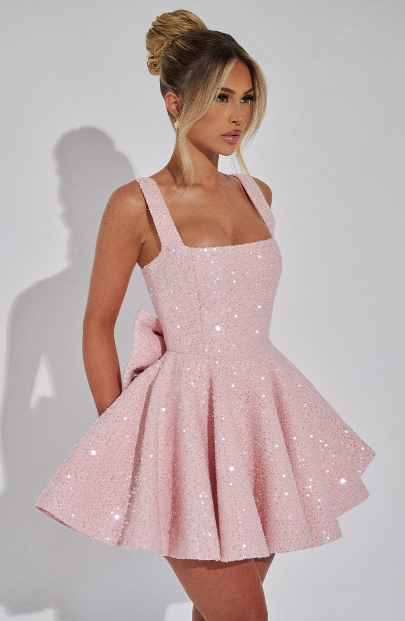 Dorothy Mini Dress - Blush Dress Babyboo Fashion Premium Exclusive Design