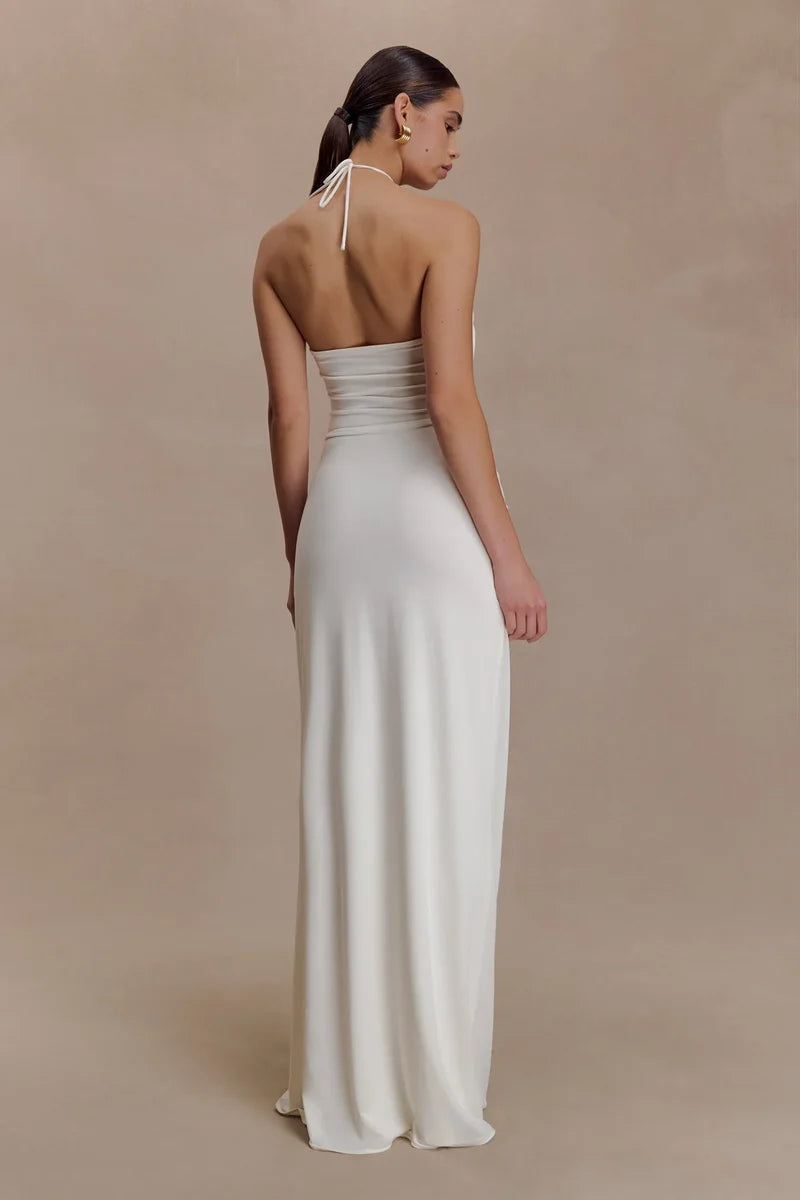 Elena Halter Maxi Dress
