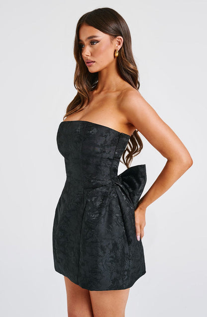 Elenora Mini Dress - Black Dress Babyboo Fashion Premium Exclusive Design