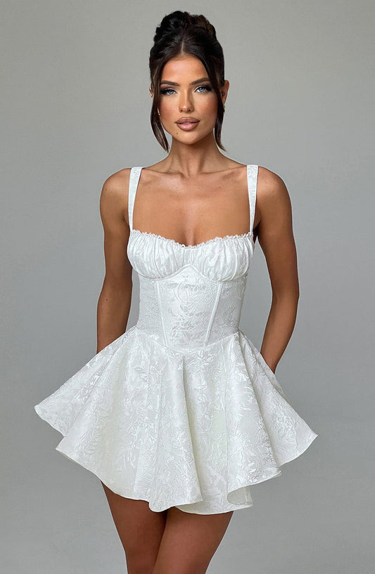 Emelie Playsuit - Ivory Playsuit Babyboo Fashion Premium Exclusive Design