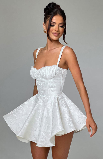 Emelie Playsuit - Ivory Playsuit Babyboo Fashion Premium Exclusive Design