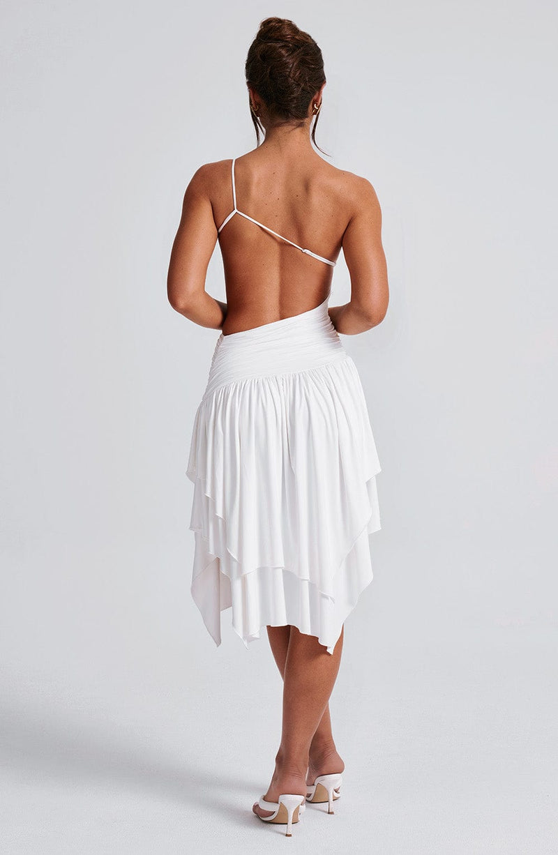 Emeline Midi Dress - White Dress Babyboo Fashion Premium Exclusive Design