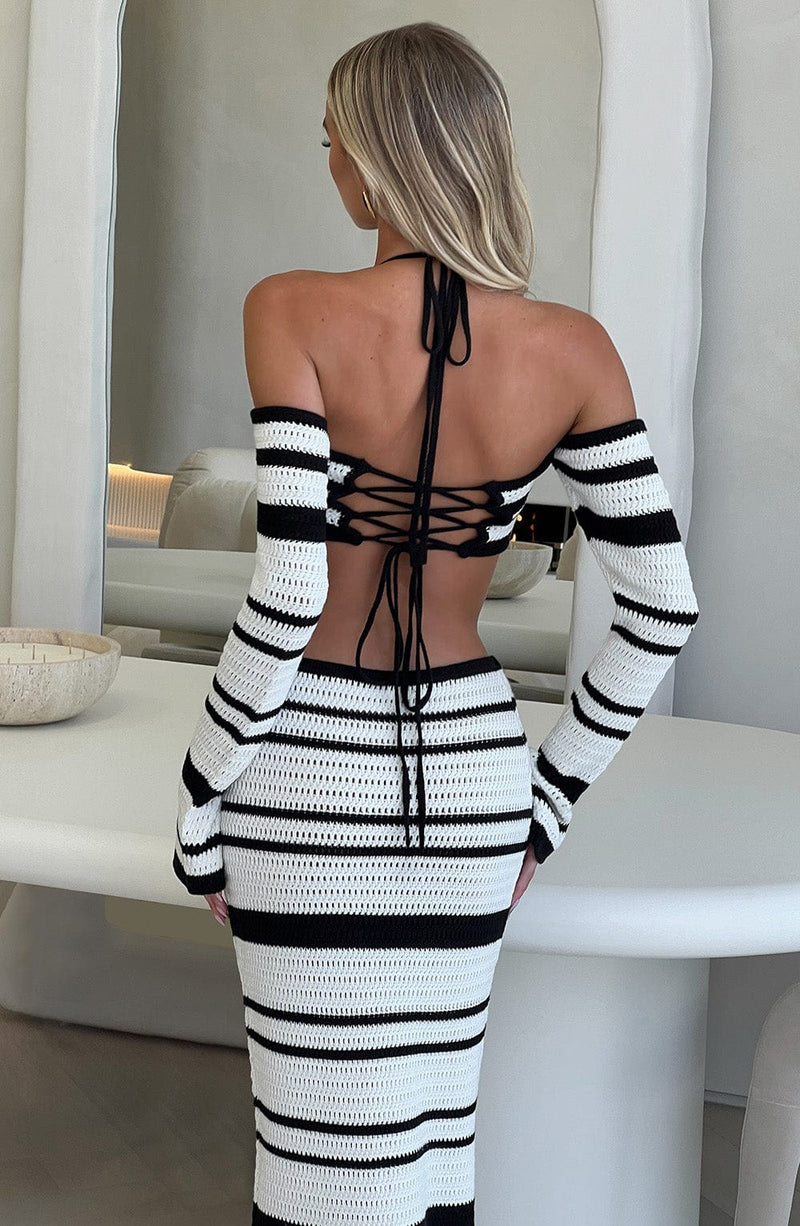 Georgia Top - Black/White Tops Babyboo Fashion Premium Exclusive Design