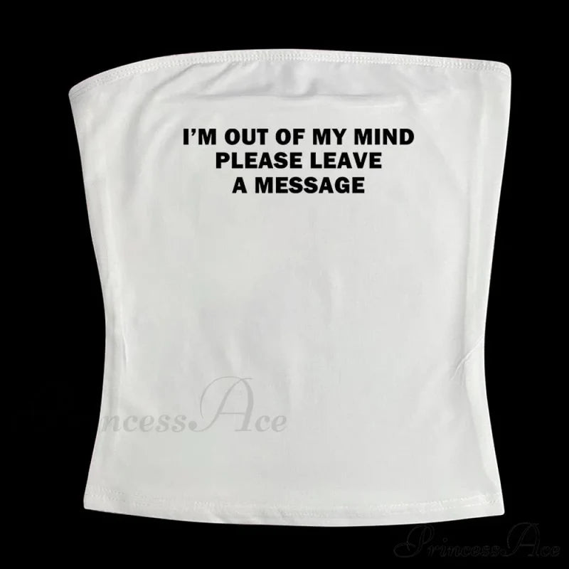 Graphic Text Cami Top - Free From Label