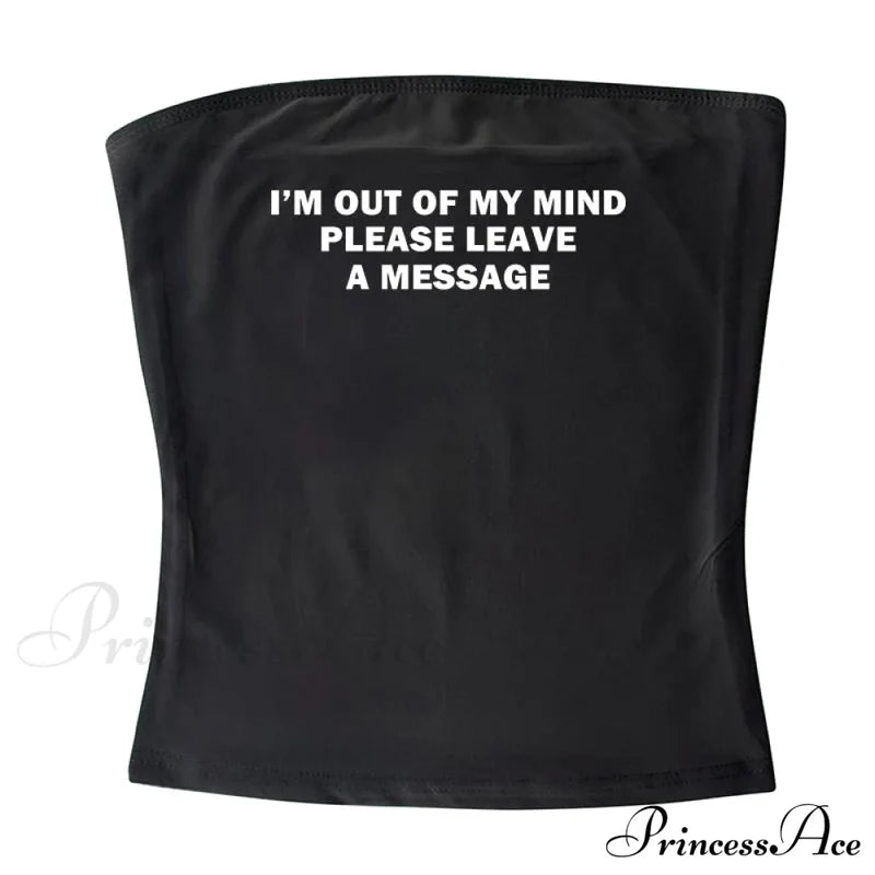 Graphic Text Cami Top - Free From Label