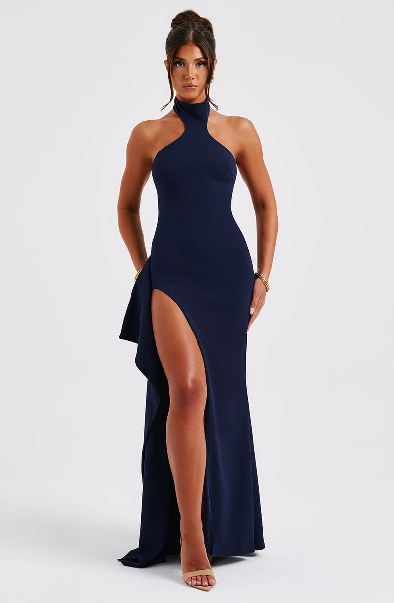 Isadora Maxi Dress - Navy Dress Babyboo Fashion Premium Exclusive Design
