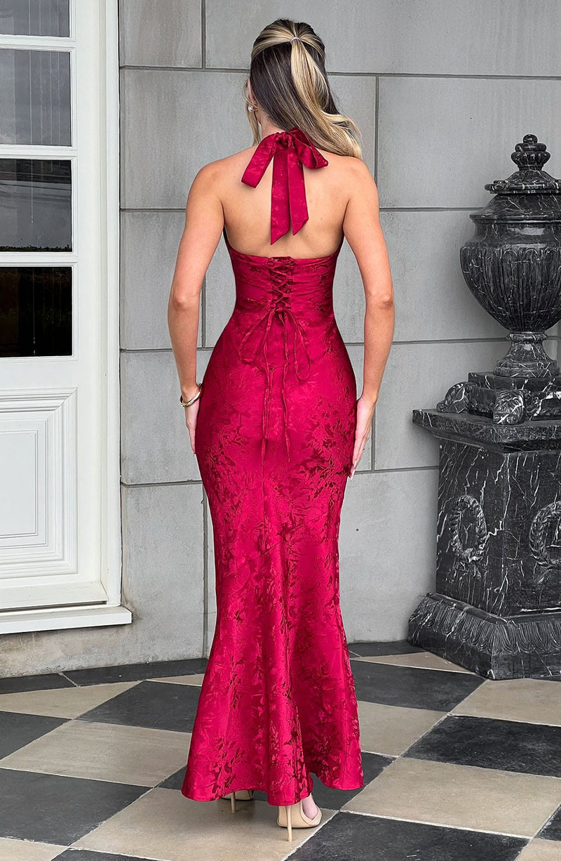 Josephine Maxi Dress - Red Dress Babyboo Fashion Premium Exclusive Design