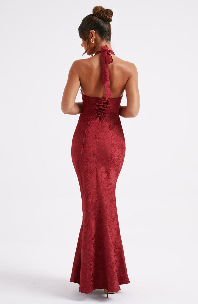 Josephine Maxi Dress - Red Dress Babyboo Fashion Premium Exclusive Design