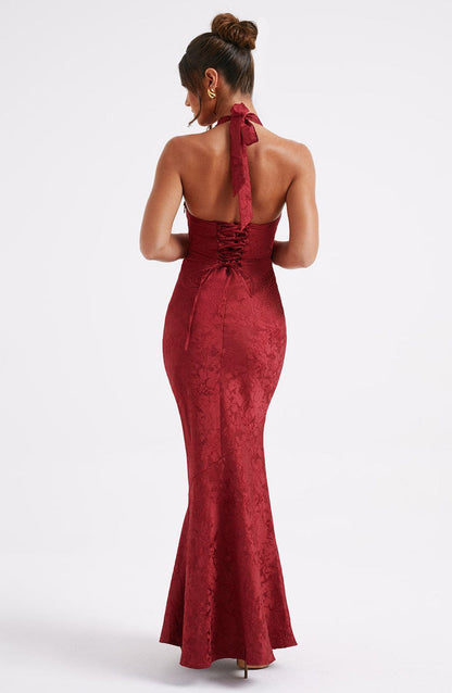 Josephine Maxi Dress - Red Dress Babyboo Fashion Premium Exclusive Design