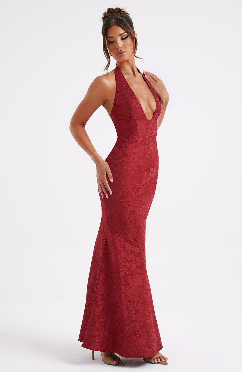 Josephine Maxi Dress - Red Dress Babyboo Fashion Premium Exclusive Design