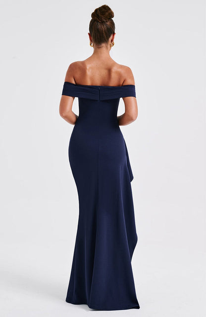 Joyce Maxi Dress - Navy Dress Babyboo Fashion Premium Exclusive Design