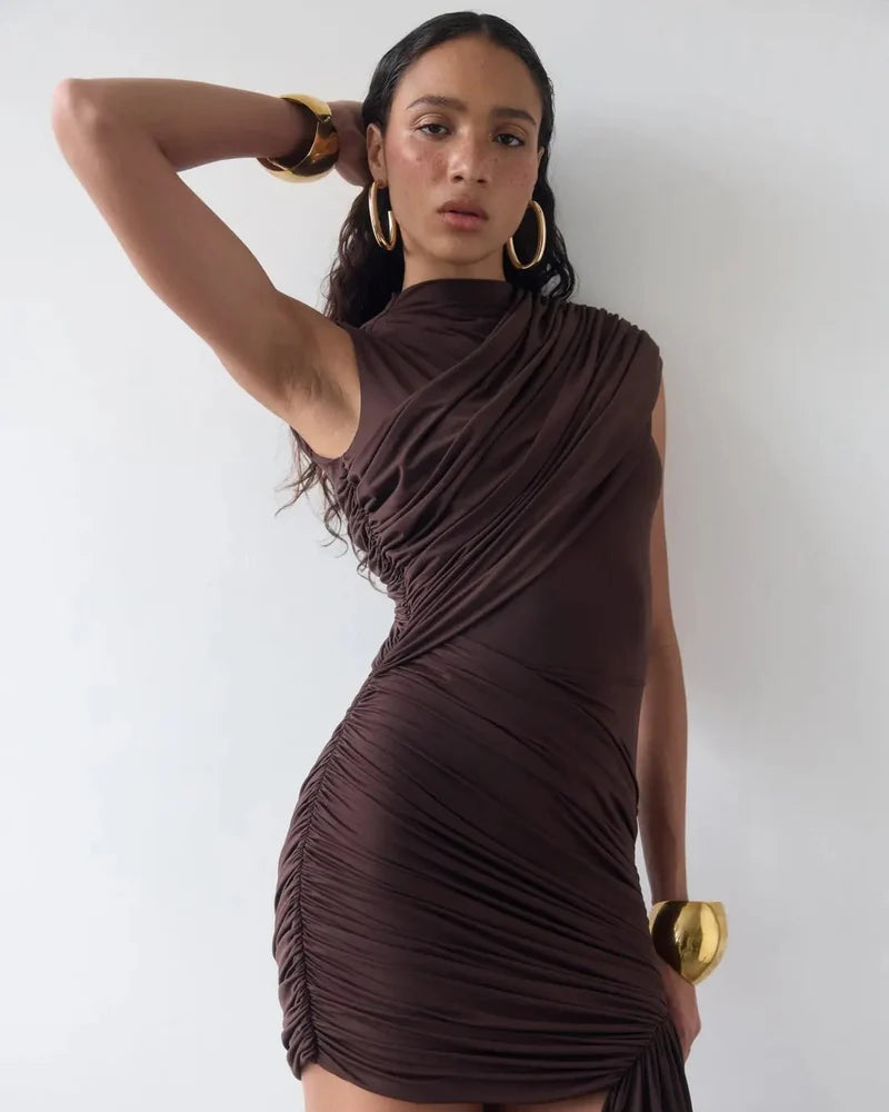 Élise Drape Maxi Dress