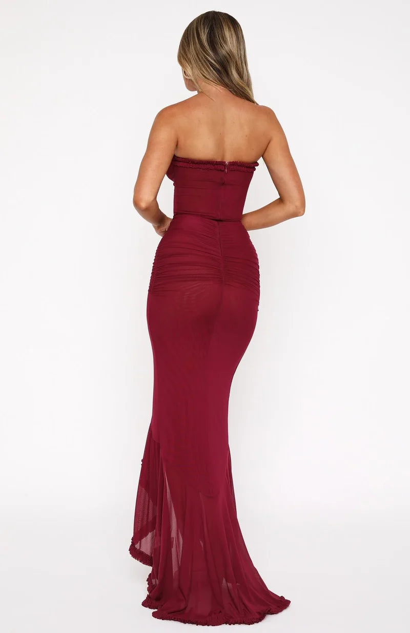 Élise Ruffle Front Dress