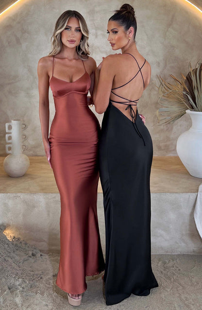 Malika Maxi Dress - Black Babyboo Fashion Premium Exclusive Design