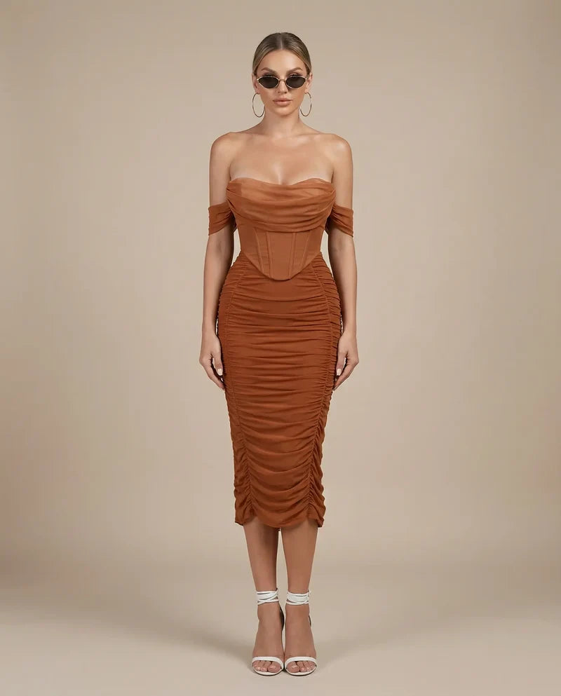 Marlene Corset Midaxi Dress