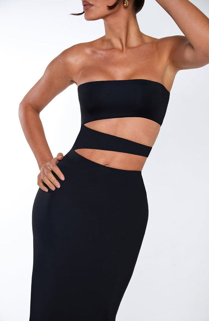 Milia Maxi Dress - Black Dress Babyboo Fashion Premium Exclusive Design
