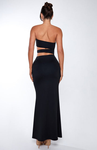 Milia Maxi Dress - Black Dress Babyboo Fashion Premium Exclusive Design