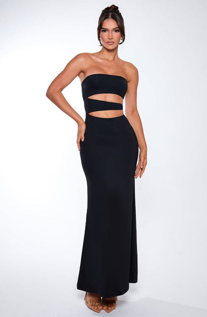 Milia Maxi Dress - Black Dress Babyboo Fashion Premium Exclusive Design