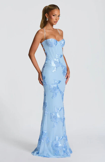 Nocturne Blossom Maxi Dress