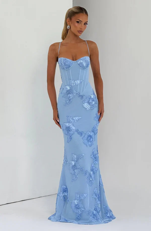 Nocturne Blossom Maxi Dress