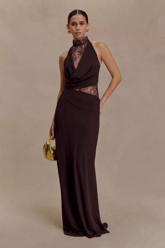 Nocturne Lace Maxi Dress