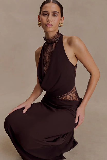 Nocturne Lace Maxi Dress