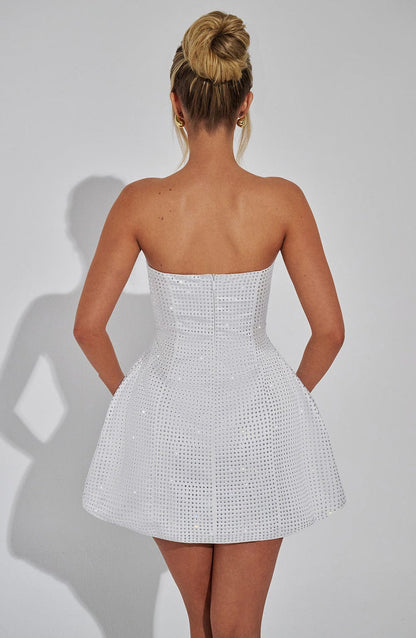Paloma Mini Dress - Ivory Dress Babyboo Fashion Premium Exclusive Design