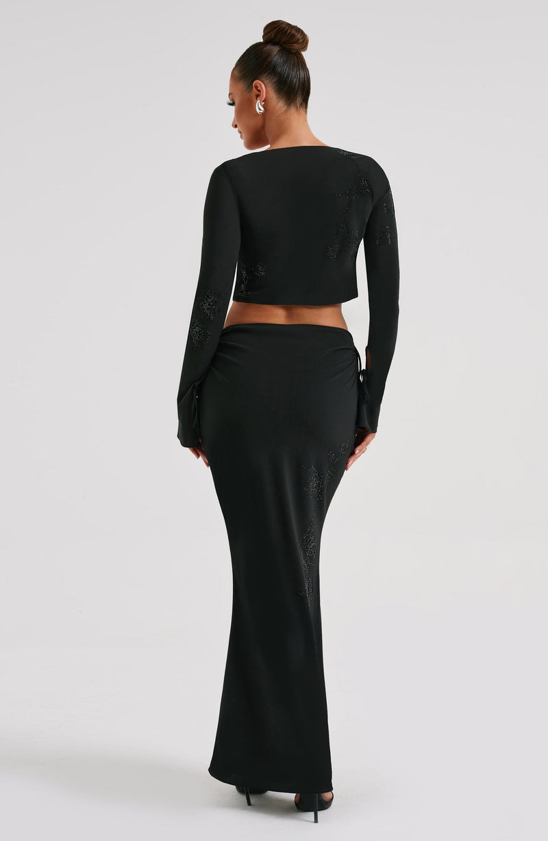 Reo Top - Black Tops Babyboo Fashion Premium Exclusive Design
