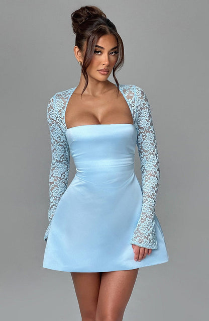 Sadie Mini Dress - Blue Dress Babyboo Fashion Premium Exclusive Design
