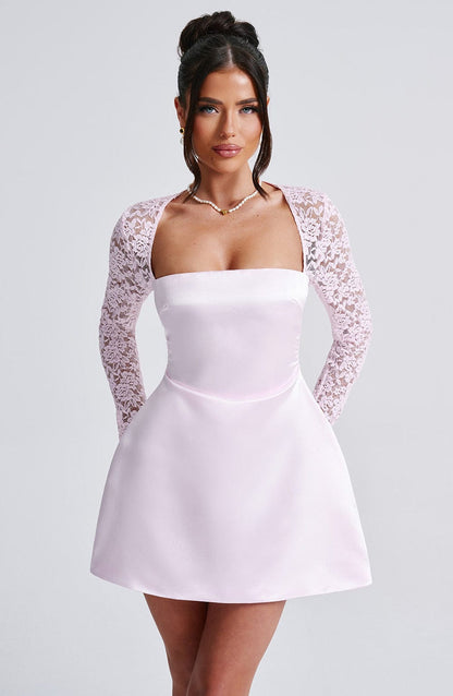 Sadie Mini Dress - Blush Dress Babyboo Fashion Premium Exclusive Design