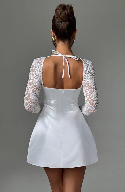 Sadie Mini Dress - Ivory Dress Babyboo Fashion Premium Exclusive Design