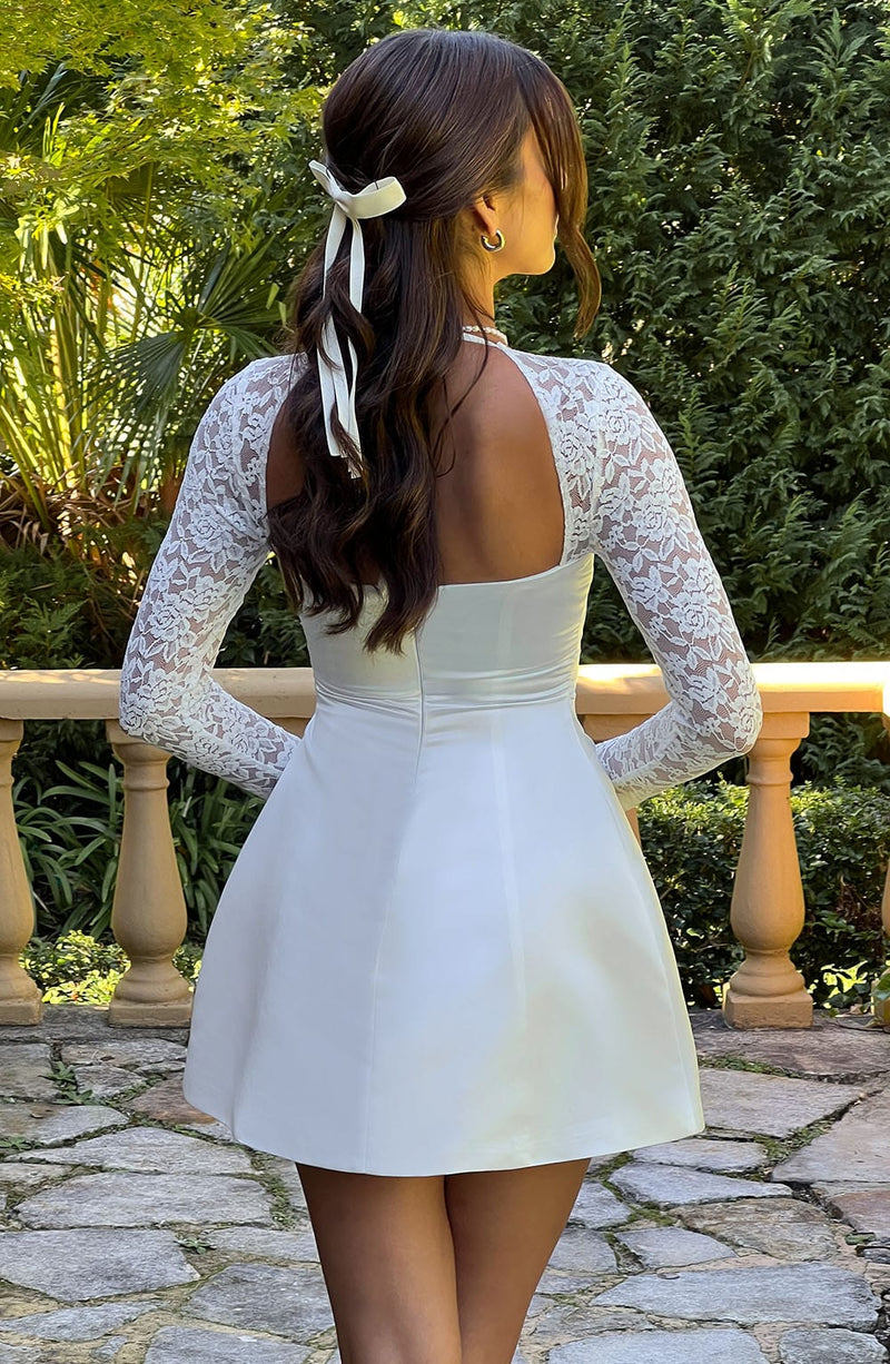 Sadie Mini Dress - Ivory Dress Babyboo Fashion Premium Exclusive Design