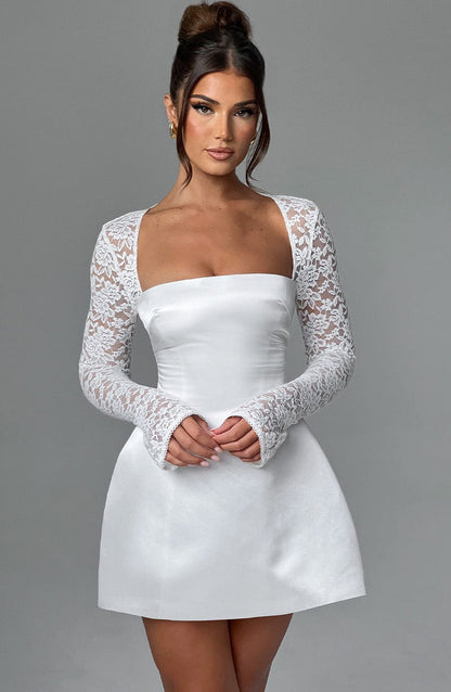 Sadie Mini Dress - Ivory Dress Babyboo Fashion Premium Exclusive Design