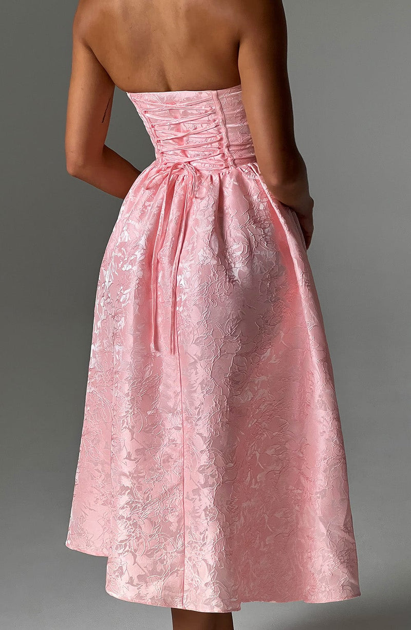 Saoirse Midi Dress - Blush Dress Babyboo Fashion Premium Exclusive Design