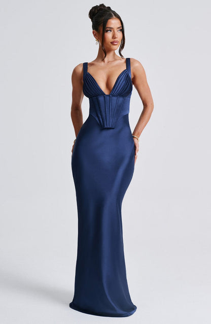 Shae Maxi Dress - Navy Dress Babyboo Fashion Premium Exclusive Design