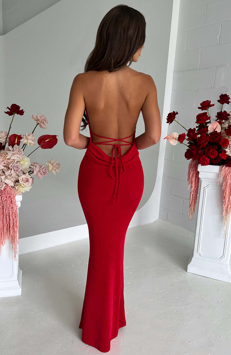 Talisa Maxi Dress - Red Dress Babyboo Fashion Premium Exclusive Design