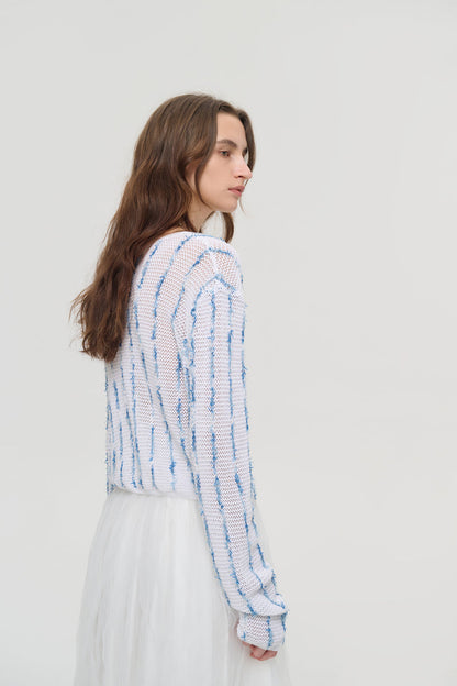 Tie front lightweight cardigan
