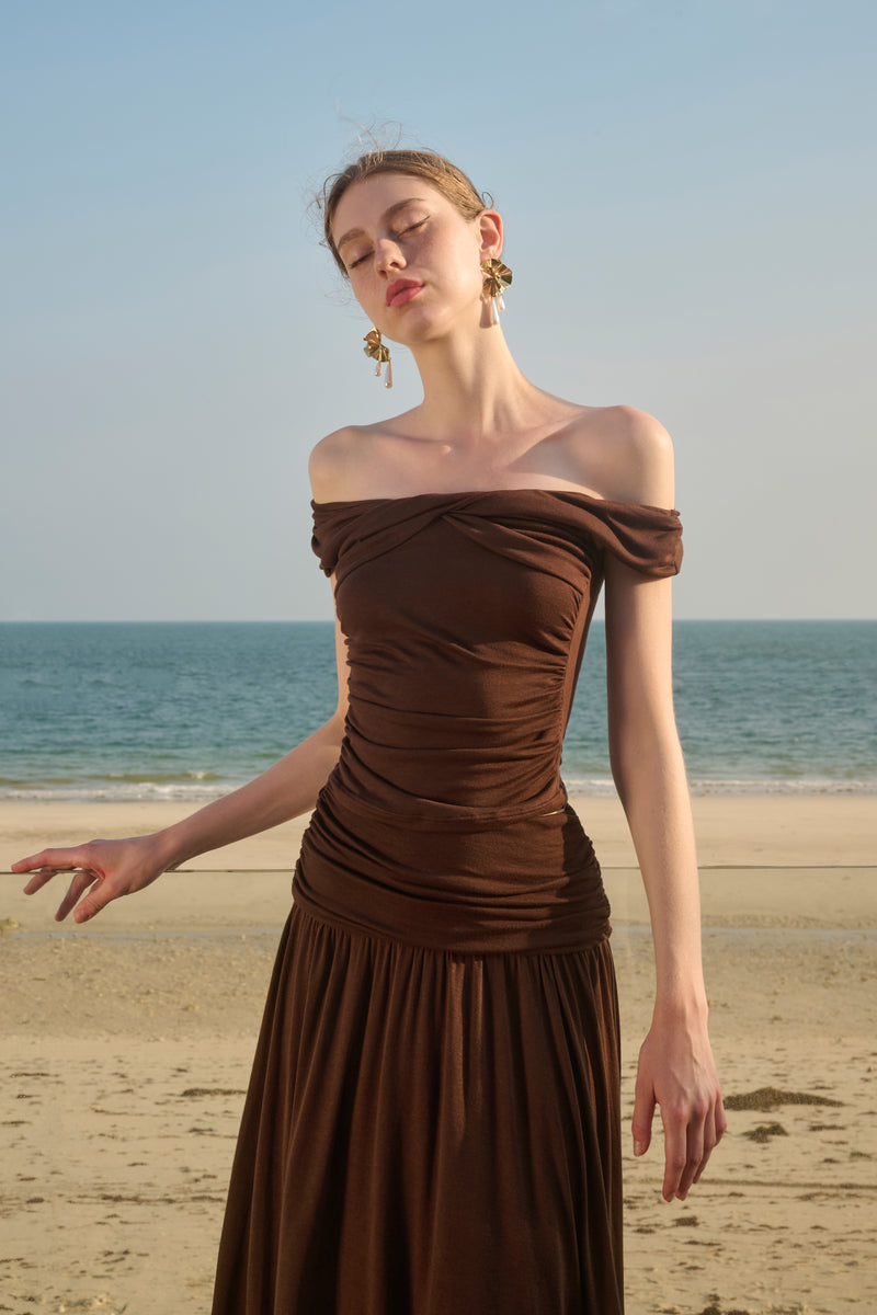 V neck ruched waist top