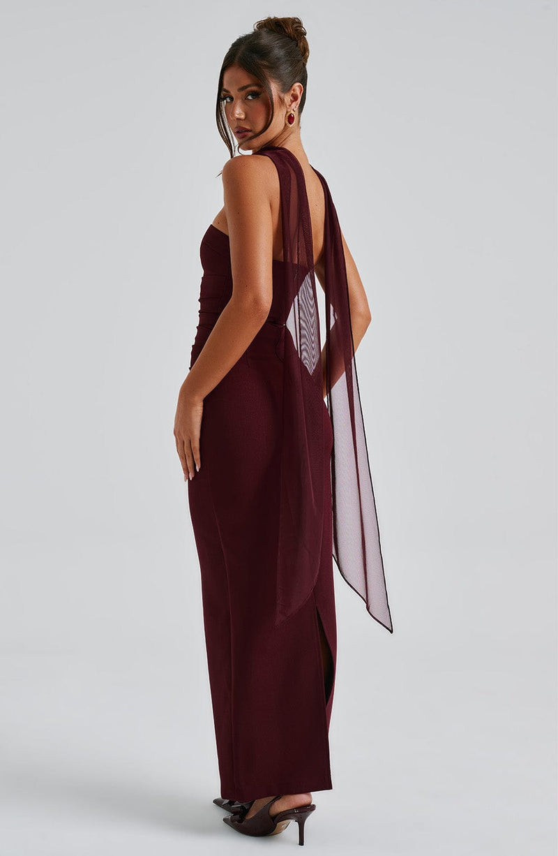 Yulia Maxi Dress - Cherry Lacquer Dress Babyboo Fashion Premium Exclusive Design